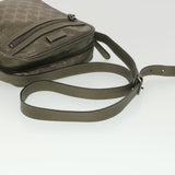 Gucci GG implementation Shoulder Bag PVC Leather Khaki 233268 38378