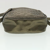 Gucci GG implementation Shoulder Bag PVC Leather Khaki 233268 38378