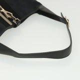 Gucci GG Canvas Sherry Line Jackie Shoulder Bag Black Beige 4057 38433