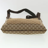 Gucci GG Canvas Shoulder Bag Beige 122791 38436