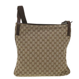 Gucci GG Canvas Shoulder Bag Beige 122791 38436
