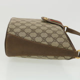 Gucci GG Canvas Web Sherry Line Shoulder Bag Beige Red 40.02.081 38486