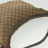 Gucci Web Sherry Line GG Canvas Shoulder Bag Beige Green Red 162882 38507