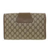Gucci GG Canvas Web Sherry Line Clutch Bag Beige Red Green 89.01.030 38628