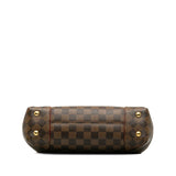 Louis Vuitton Damière Caisse Cratch Chain Sliding Shelter Bag Eve Brown PVC Leather Ladies Louis Vuitton