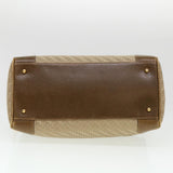 Gucci Hand Bag Canvas 2way Beige 38861