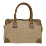 Gucci Hand Bag Canvas 2way Beige 38861