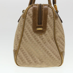 Gucci Hand Bag Canvas 2way Beige 38861