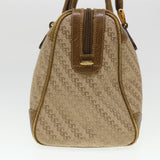 Gucci Hand Bag Canvas 2way Beige 38861