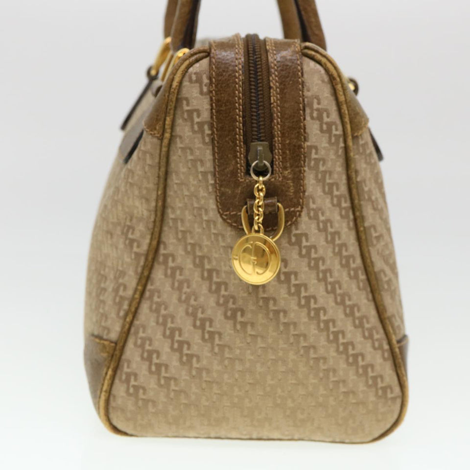 Gucci Hand Bag Canvas 2way Beige 38861