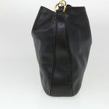 Gucci Bamboo Shoulder Bag Leather 2way Black 001 1014 1577 39136