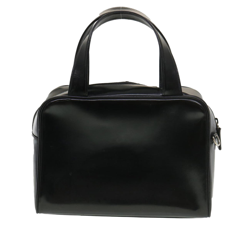 Gucci Hand Bag Patent leather Black 00012740505 39143