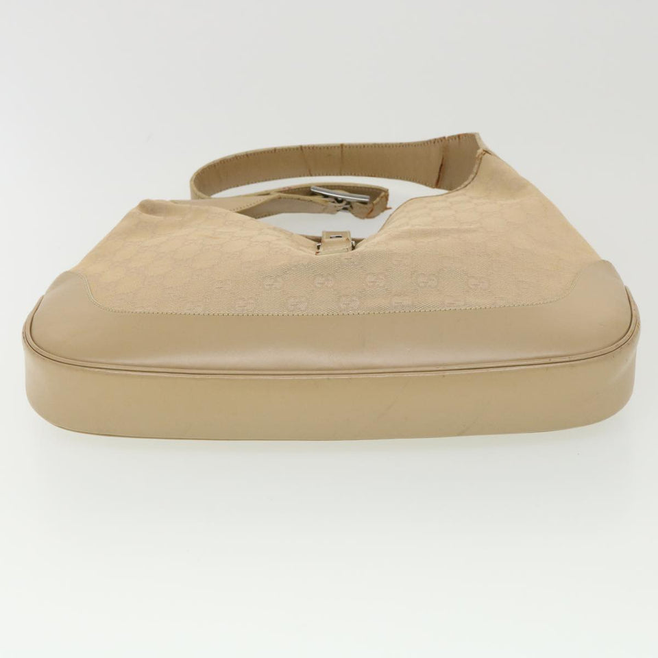 Gucci GG Canvas Jackie Shoulder Bag Beige 0013346 39146