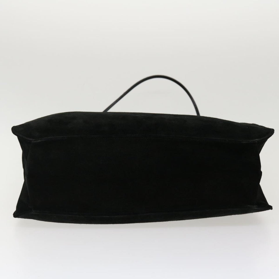 Gucci Shoulder Bag Suede Black 002113 39171