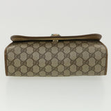 Gucci GG Canvas Web Sherry Line Clutch Bag Beige Red Green 89.01.030 39241