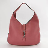 Gucci Jackie 1961 Soft Rose Pink Leather Bag Medium