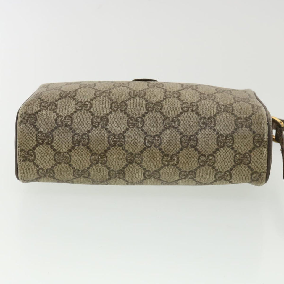 Gucci GG Canvas Web Sherry Line Shoulder Bag Beige Red 39 02 018 39297