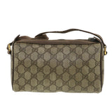 Gucci GG Canvas Web Sherry Line Shoulder Bag Beige Red 39 02 018 39297