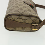 Gucci GG Canvas Web Sherry Line Shoulder Bag Beige Red 39 02 018 39297