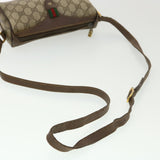 Gucci GG Canvas Web Sherry Line Shoulder Bag Beige Red 39 02 018 39297