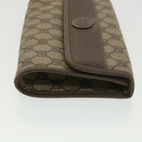 Gucci GG Canvas Clutch Bag PVC Leather Beige 39307