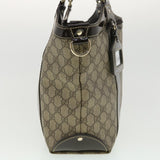 Gucci GG Canvas Hand Bag PVC Leather Beige 203521 39387
