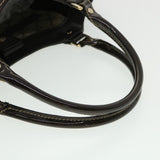 Gucci GG Canvas Hand Bag PVC Leather Beige 203521 39387
