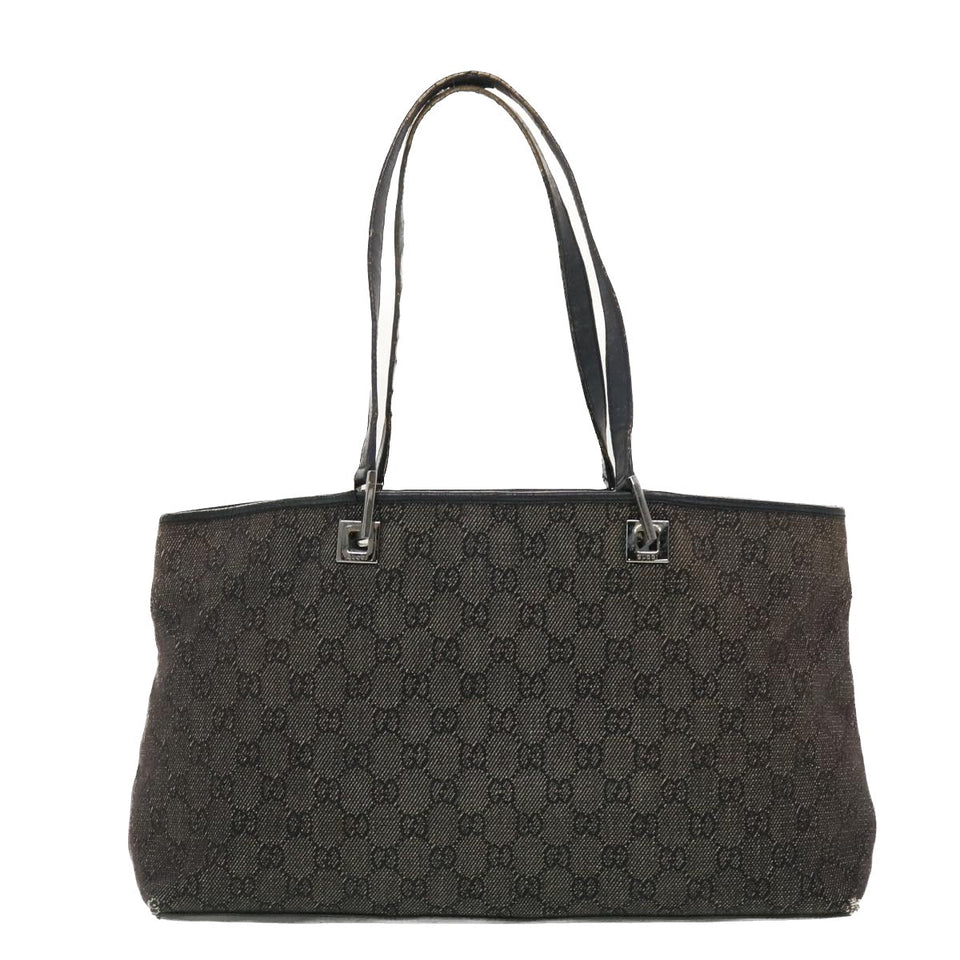 Gucci GG Canvas Shoulder Bag Navy 39397
