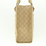 Gucci GG Canvas Hand Bag Beige 124260 39453