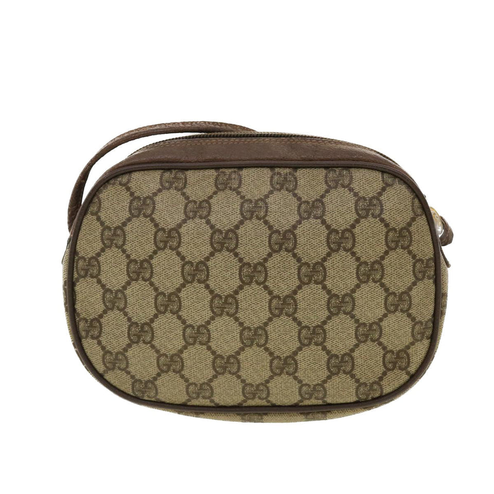 Gucci GG Canvas Web Sherry Line Shoulder Bag Beige Red Green 39454