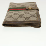 Gucci GG Canvas Web Sherry Line Long Wallet Beige Red Green 39469