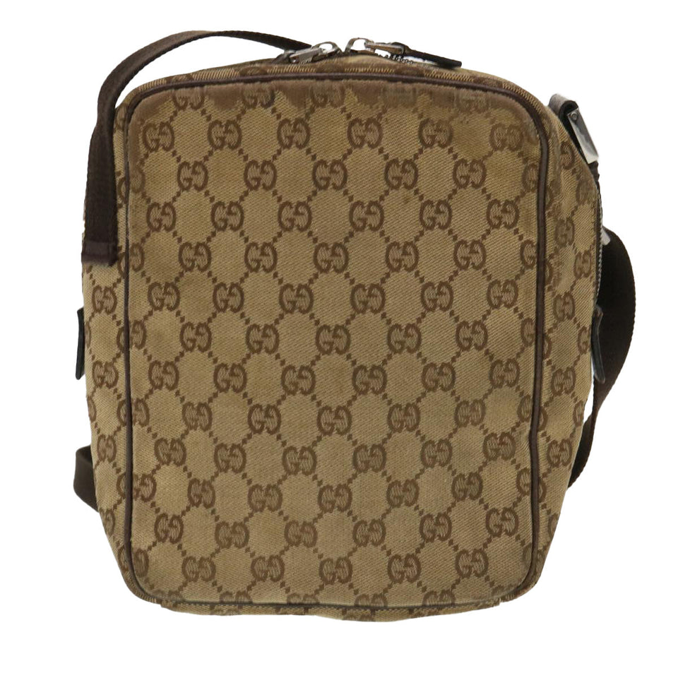 Gucci GG Canvas Shoulder Bag Beige 0316 002058 39712