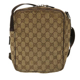 Gucci GG Canvas Shoulder Bag Beige 0316 002058 39712