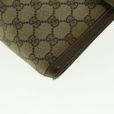 Gucci GG Canvas Web Sherry Line Clutch Bag Beige Red Green 89.01.007 39747