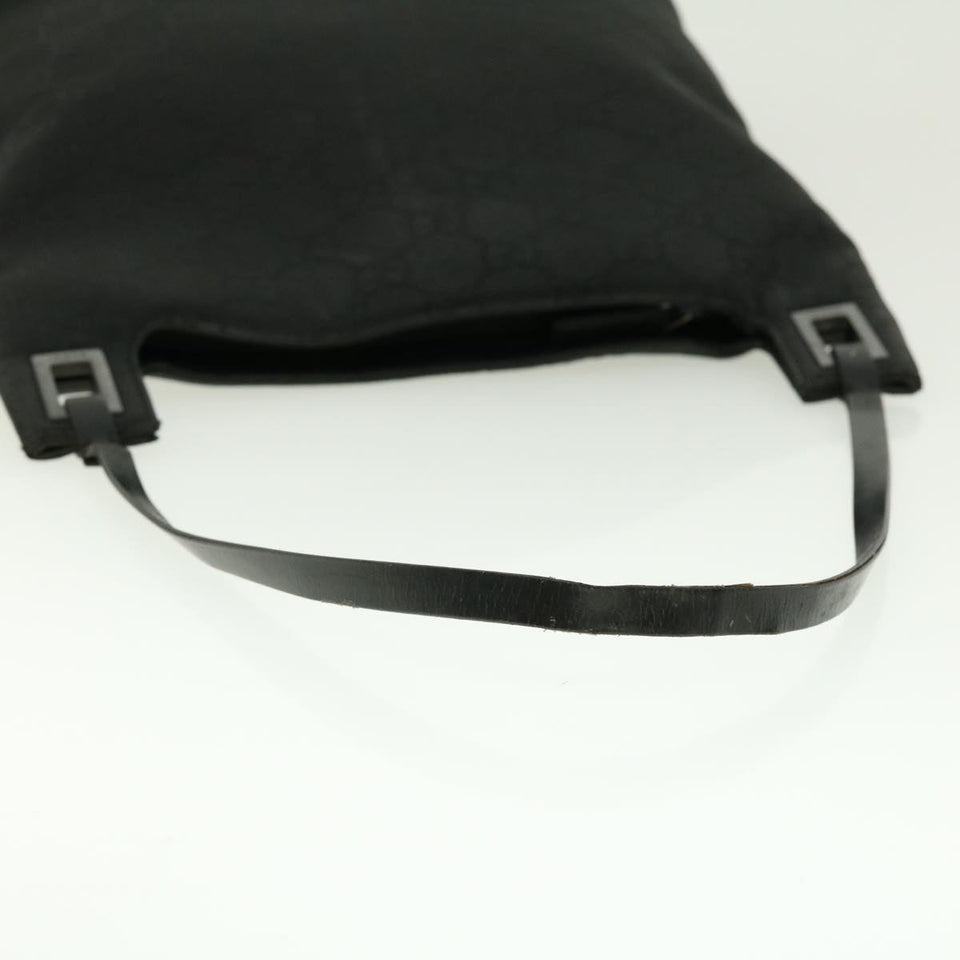 Gucci GG Canvas Shoulder Bag Black 39778