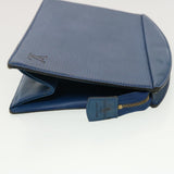 Louis Vuitton Epi Trousse Crete Clutch Bag Blue LV