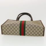 Gucci GG Canvas Web Sherry Line Hand Bag Beige Red Green 010378 39975