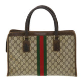 Gucci GG Canvas Web Sherry Line Hand Bag Beige Red Green 010378 39975