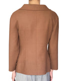Christian Dior Camel Wool Blazer - US 8