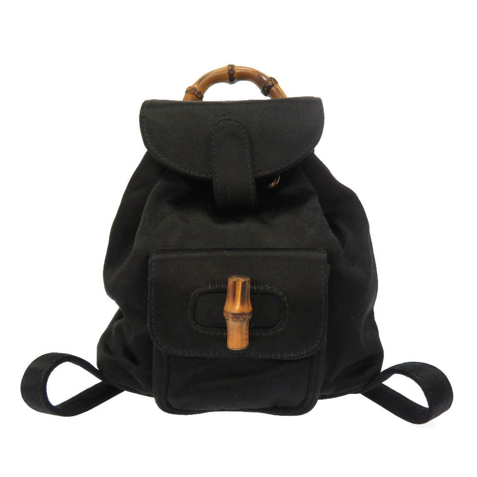 Gucci Backpack 005 4781 0319 Bamboo black Women