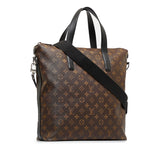 Louis Vuitton Monogram Macassar Davis Satchel Handbag