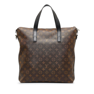 Louis Vuitton Monogram Macassar Davis Satchel Handbag