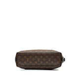 Louis Vuitton Monogram Macassar Davis Satchel Handbag