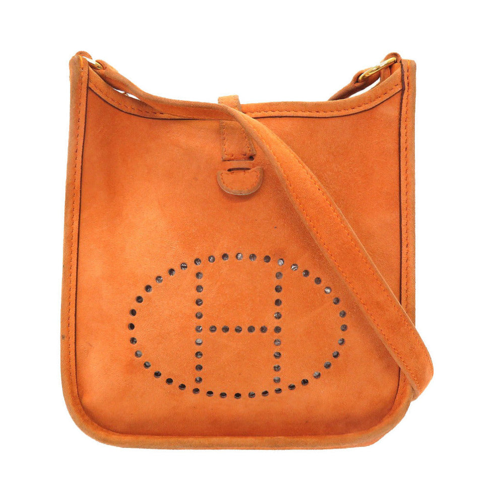 Hermes Shoulder Bag Doblis Orange Evelyn TPM Women