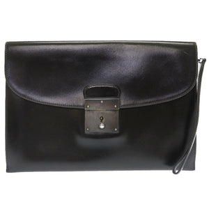 Hermes Clutch bag Box scarf black Kirius mens