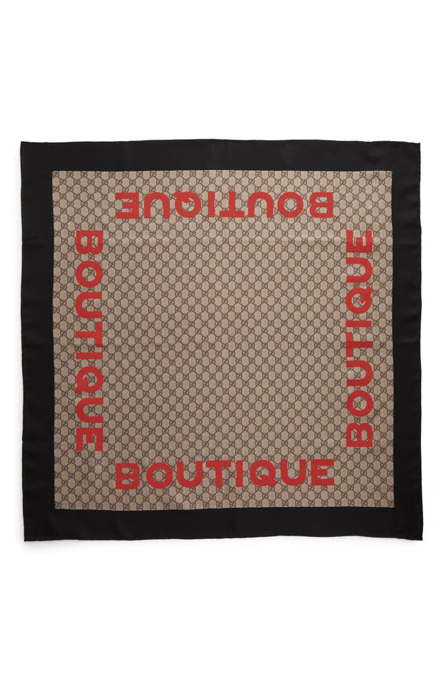 Gucci Boutique Square Scarf