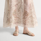 Dior Dway Slide Powder Beige Grained Calfskin