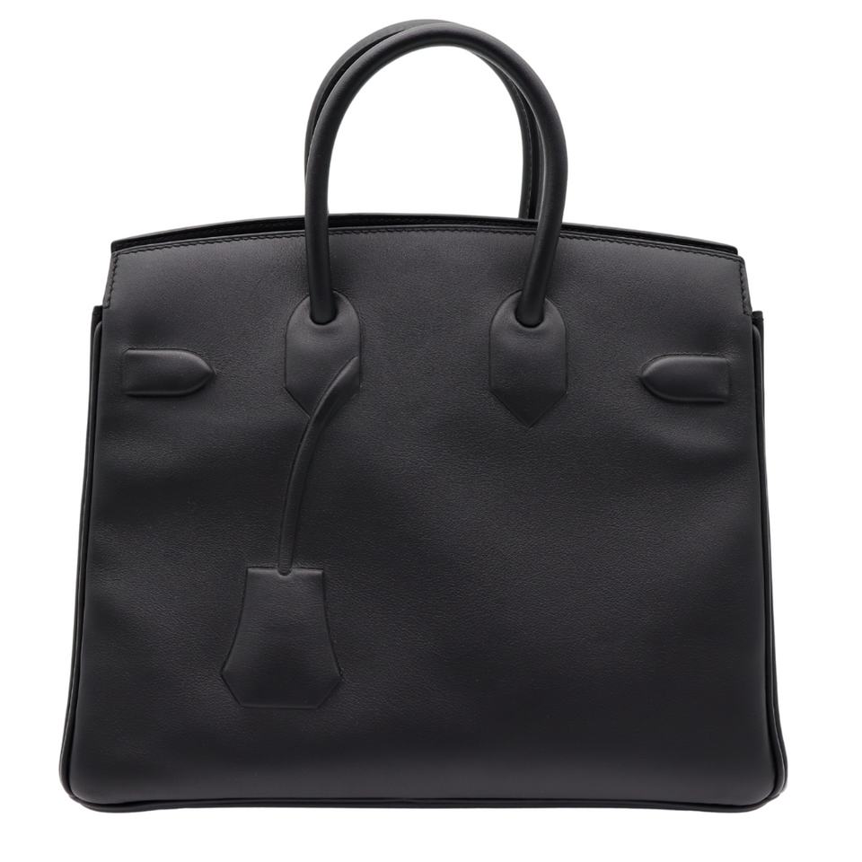 Hermes25cm Birkin Shadow Black Swift Leather