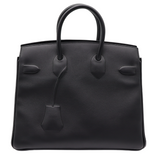 Hermes25cm Birkin Shadow Black Swift Leather