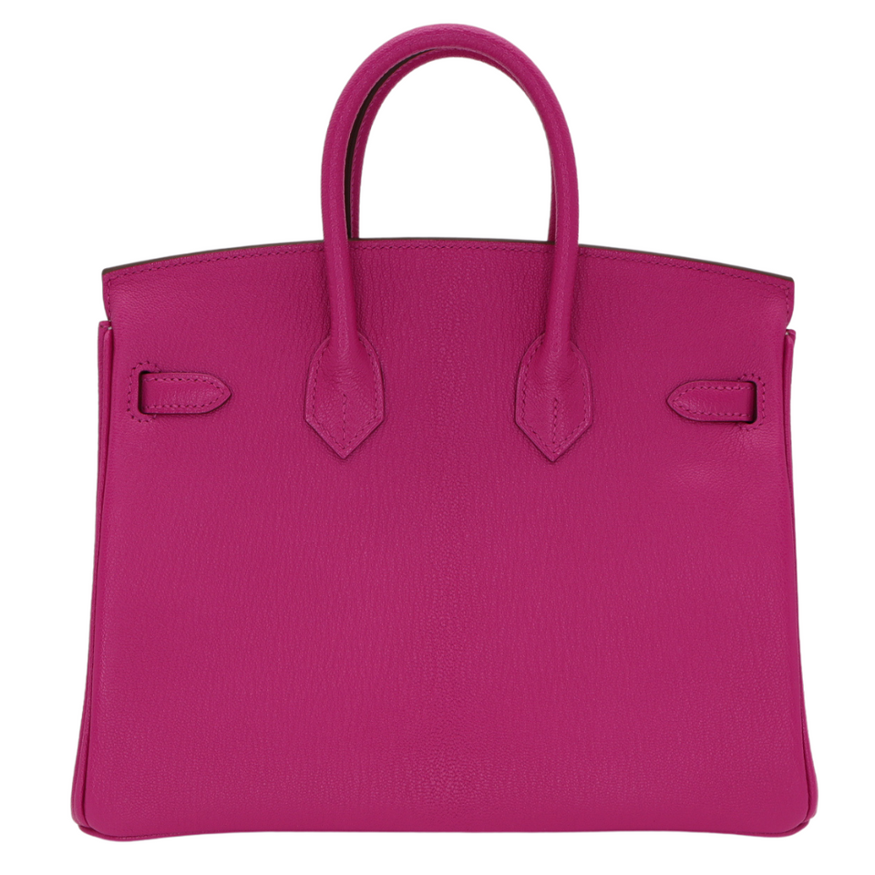 Hermes25cm Birkin HSS Rose Magnolia/ Gris Perle Chèvre Leather Rose Gold Hardware
